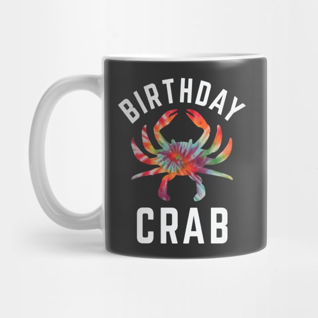 Birthday Crab Owner Tie Dye Crab Birthday Party by PodDesignShop